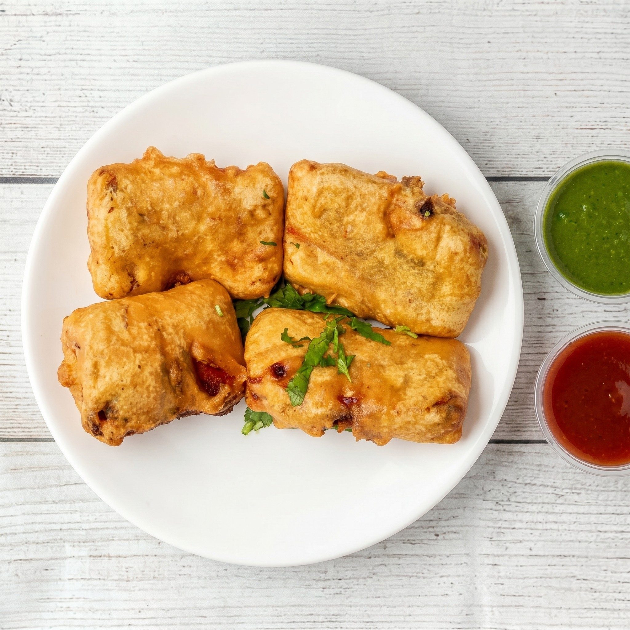 Bread Pakoda (Amul Cheese).