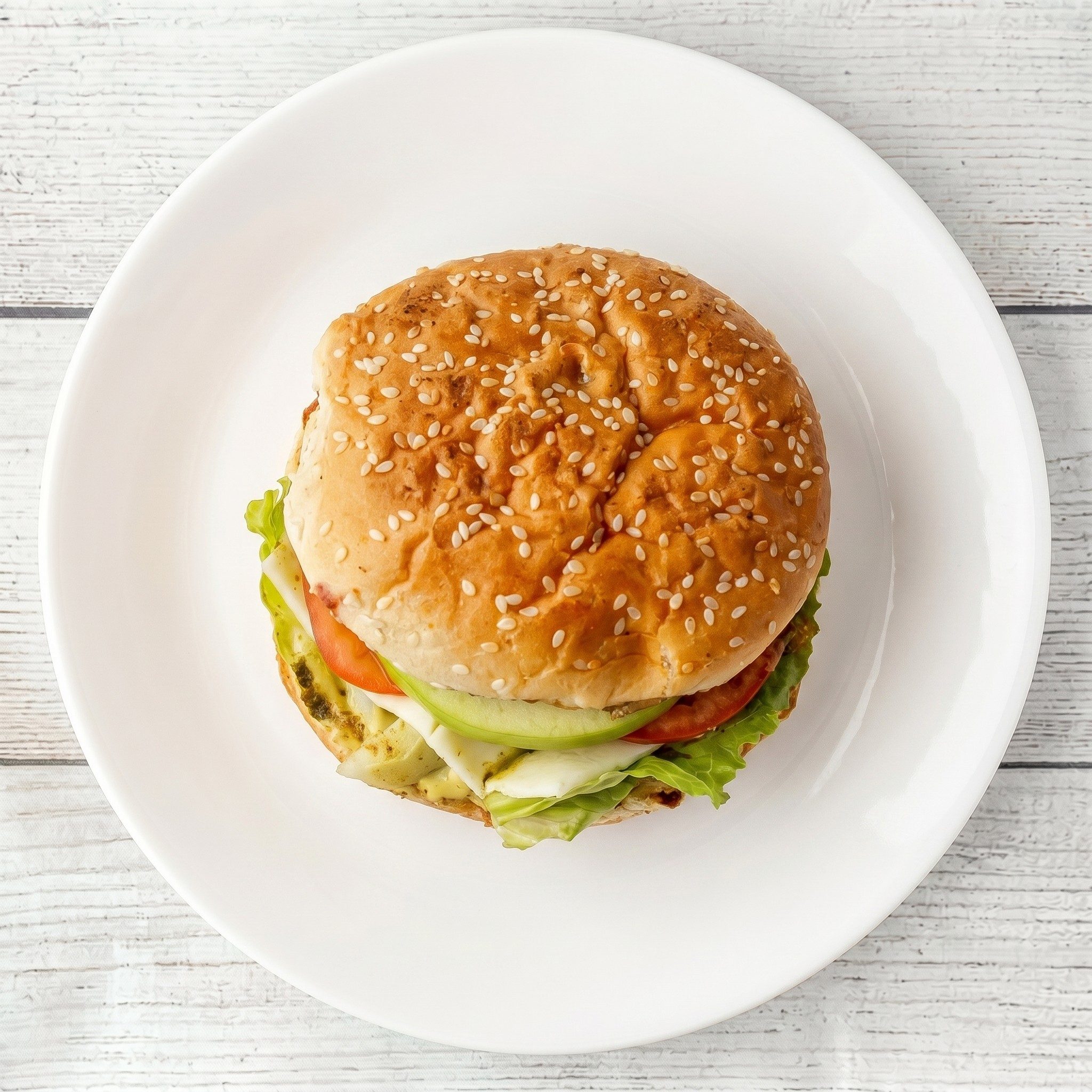 Aloo Tikki Burger.
