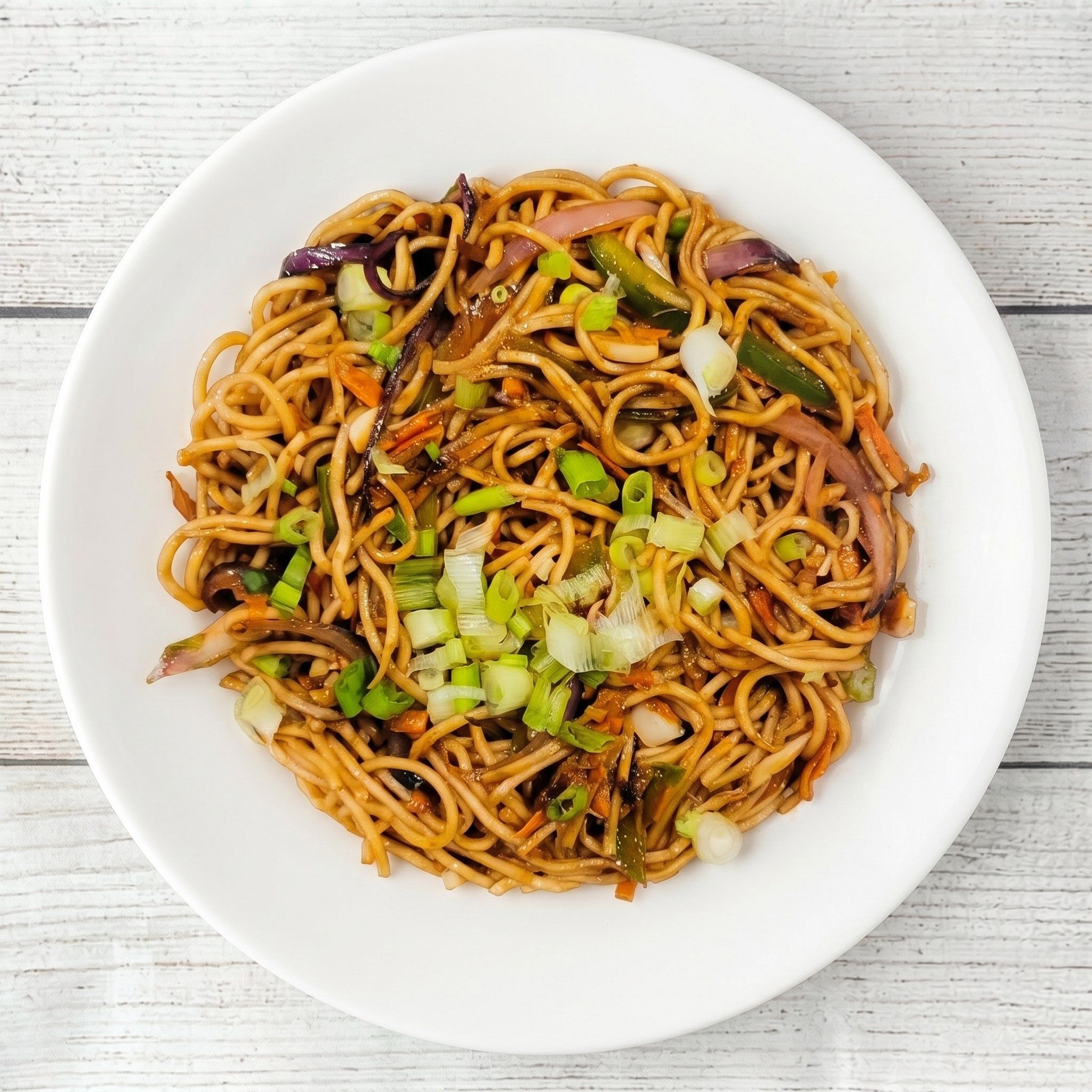 Veg Hakka Noodles.